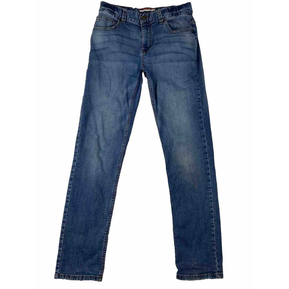 Tommy Hilfiger Rebel Skinny Mid Rise Jeans Womens Blue Size 18 (28x31)
